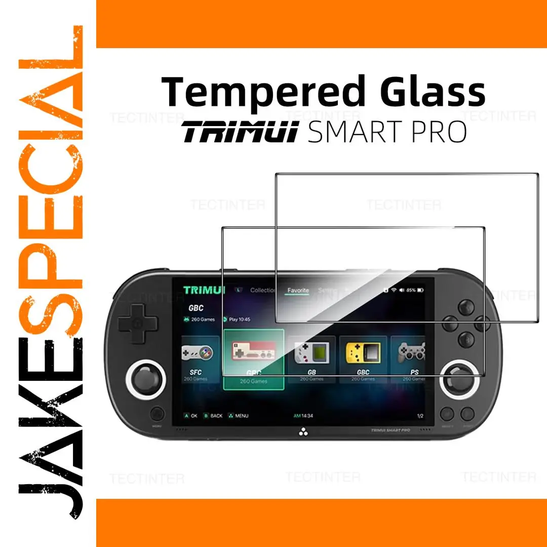 Ultra-Clear Tempered Glass Screen Protector for Trimui Smart Pro 1 Ultra-Clear Tempered Glass Screen Protector for Trimui Smart Pro