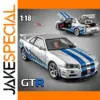 1:18 Nissan GT-R R34 Skyline Diecast Model