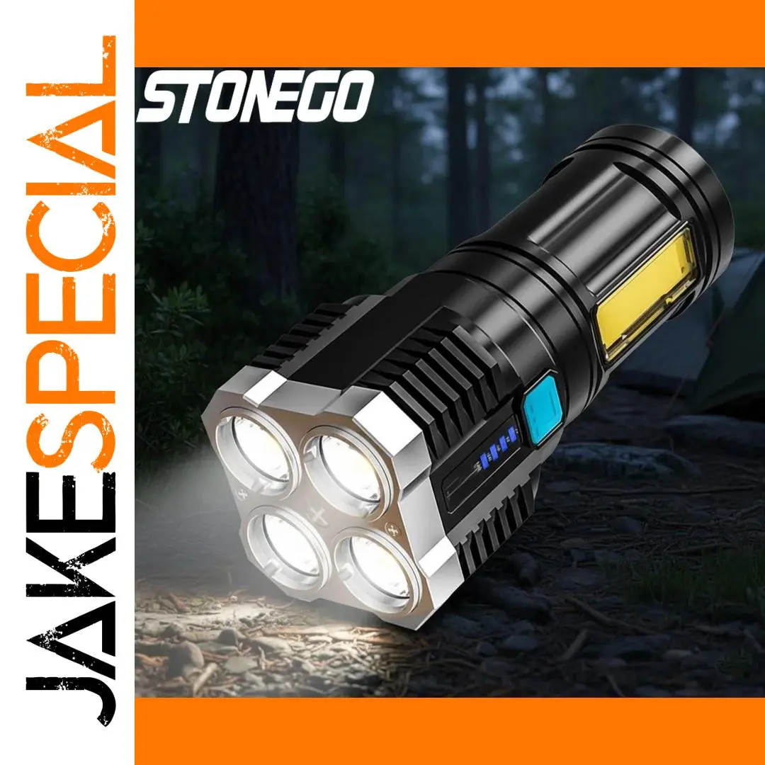 Tactical Outdoor Flashlight with Dual Light 1 Tactical Outdoor Flashlight with Dual Light