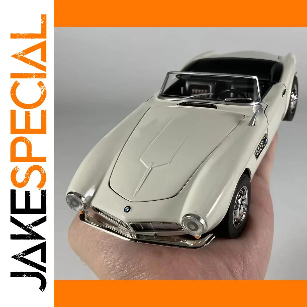 1950 BMW 507 Roadster Diecast Model in White 1 1950 BMW 507 Roadster Diecast Model in White