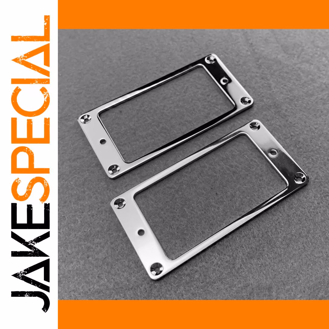 Chrome Pickup Rings for Electric Guitars Set of 5 1 Chrome Pickup Rings for Electric Guitars Set of 5