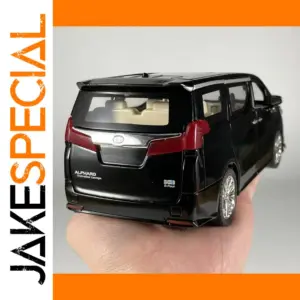 Black Toyota Alphard 1:24 Scale Diecast Model