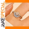 Celestial Sun and Moon Adjustable Ring for Women