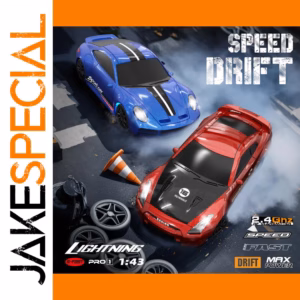 Vibrant 1:43 Scale RC Drift Car for Enthusiasts