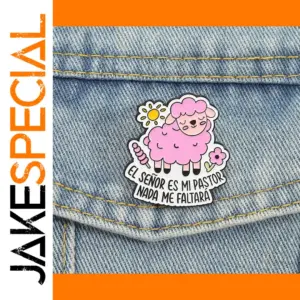 Pink Sheep Faith Enamel Pin QHXZ5453