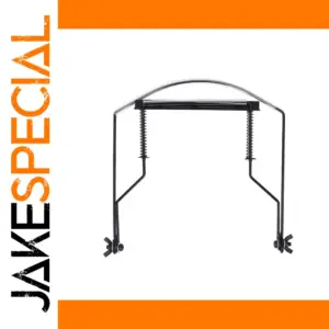Black Harmonica Support for Comfortable Play