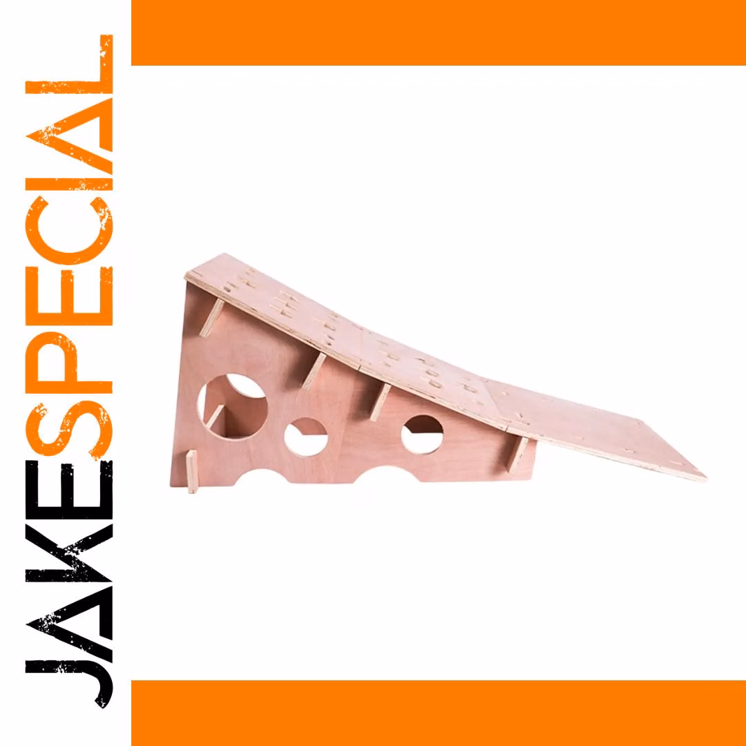 Wooden Stunt Practice Ramp for Mountain Biking 1 Wooden Stunt Practice Ramp for Mountain Biking