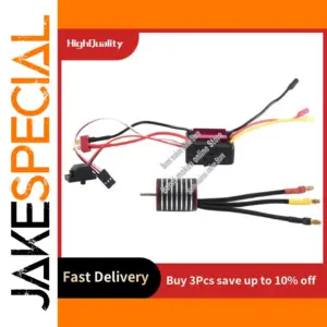Waterproof Brushless RC Motor with 35A ESC Combo
