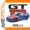 Vibrant Blue Skyline GT-R Die-Cast Model