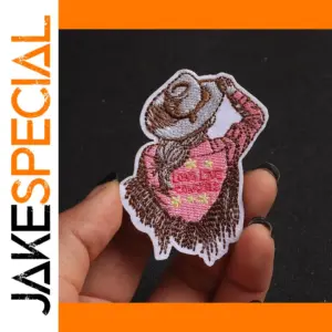 Western Cowboy Girl Embroidered Patch Set