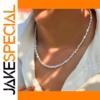 Vintage Butterfly Pearl Necklace for Women