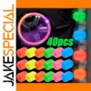Vibrant Luminous Tire Valve Caps Set