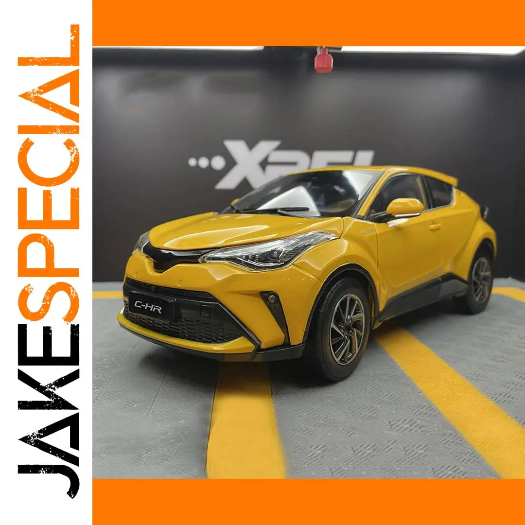 Bright Yellow 1:18 Toyota C-HR Model Collectible 1 Bright Yellow 1:18 Toyota C-HR Model Collectible