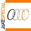 Minimalist Stainless Steel Wedding Band for Men and Women