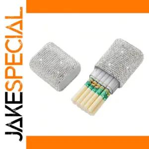 Glamorous Rhinestone Cigarette Case for Women