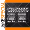 Specialized Bicycle Waterproof Sticker Sheet