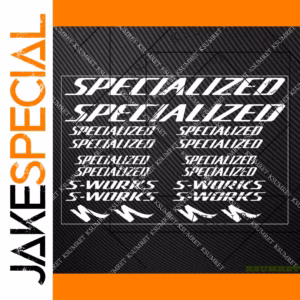 Specialized Bicycle Waterproof Sticker Sheet