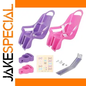 Pink and Purple Doll Bike Seat by Lesio