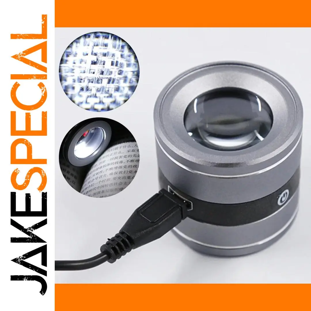 Portable Jewelry Loupe with 10X Magnification and LED 1 Portable Jewelry Loupe with 10X Magnification and LED