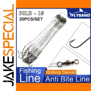 FlySAND Stainless Steel Anti-Bite Fishing Line Set
