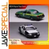 Detailed 1:64 Police Car Diecast Models Collection
