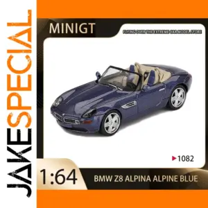 BMW Z8 Alpina 1:64 Scale Diecast Model in Alpine Blue