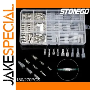 Electrical Crimp Connector Kit with Organizer