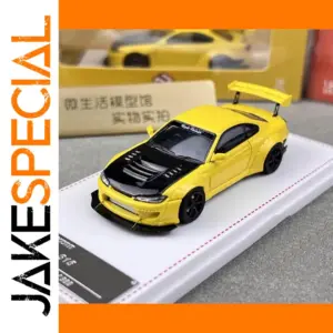 Nissan Silvia S15 1:64 Diecast Model Yellow