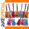 Vibrant 32-Inch Guitar Foil Balloons Set of 12