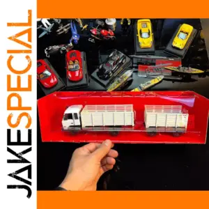 Vintage 1980s Cargo Truck Diecast Model