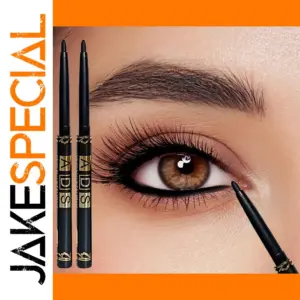 Set of 2 Waterproof Black Eyeliner Pencils