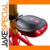 Cycling Rear Tail Light with Laser & LEDs