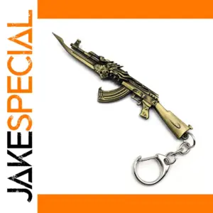 Vintage Counter-Strike AK47 Keychain for Style