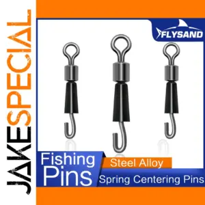 Steel Alloy Swivel Connectors Set for Fishing