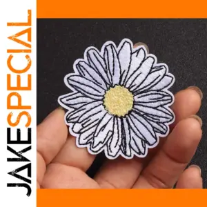 Colorful Cartoon Daisy Embellishment Patches Set