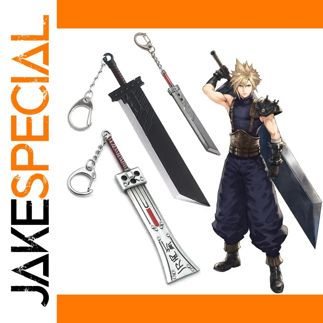Final Fantasy 7 Cloud Buster Keyring Collection 1 Final Fantasy 7 Cloud Buster Keyring Collection