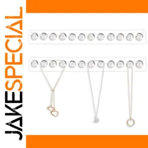 Acrylic Necklace Organizer Wall Mount