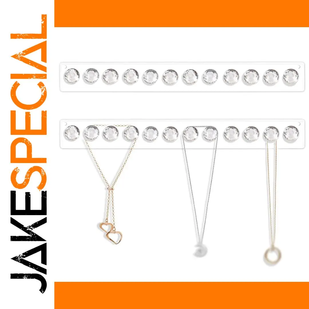 Acrylic Necklace Organizer Wall Mount 1 Acrylic Necklace Organizer Wall Mount