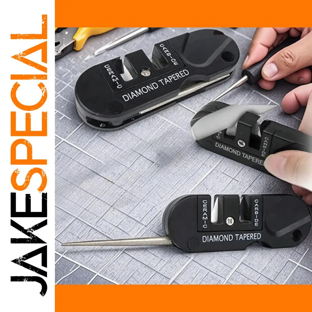 Compact Black Multifunctional Sharpening Tool 1 Compact Black Multifunctional Sharpening Tool