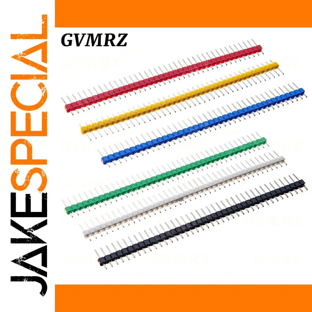 Vibrant 1x40 Pin Header Set for Electronics 1 Vibrant 1x40 Pin Header Set for Electronics