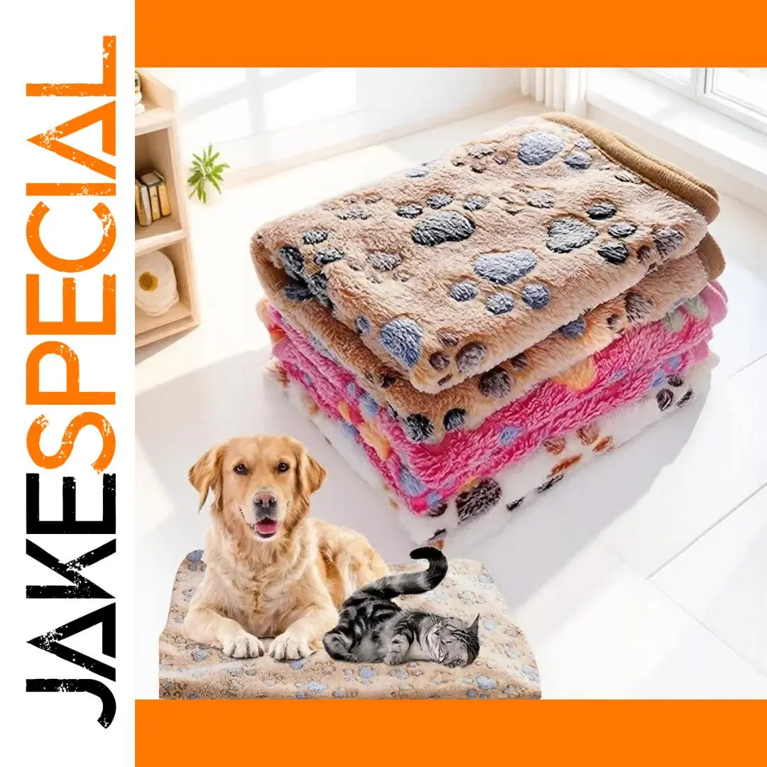 Plush Coral Fleece Pet Blanket - Multiple Sizes 1 Plush Coral Fleece Pet Blanket - Multiple Sizes