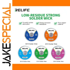 RELIFE RL-20C Copper Solder Wick Set for PCB Repair