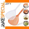 Stylish 35x14cm Handheld Strainer in Orange & White