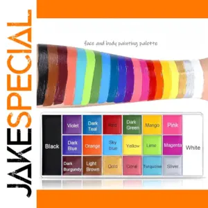 Vibrant 20-Color Face & Body Paint Palette