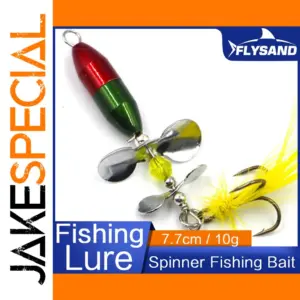 Vibrant 7.7cm Fishing Lure with Silver Propeller