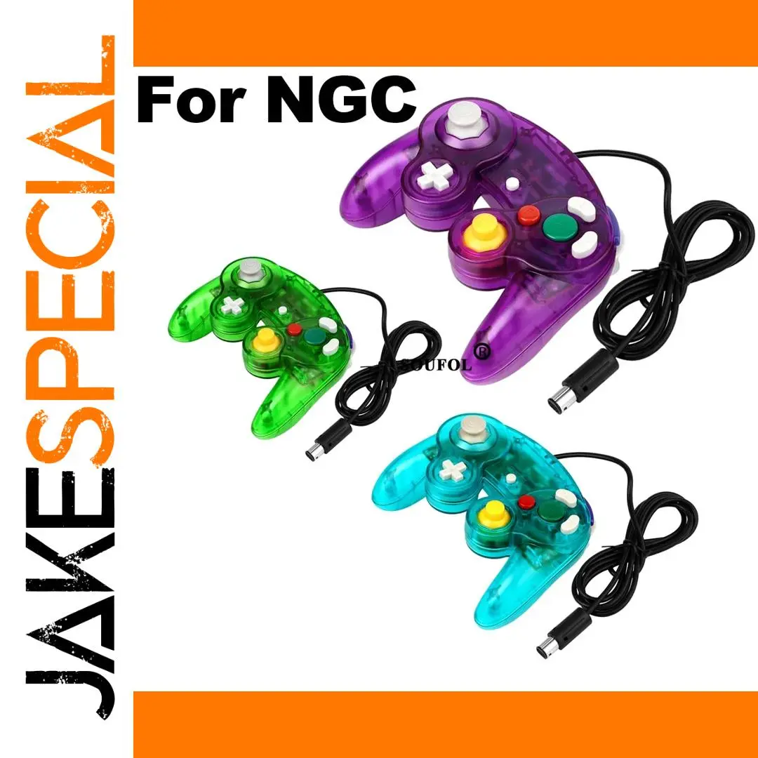 Vibrant Semi-Transparent GameCube Controller 1 Vibrant Semi-Transparent GameCube Controller