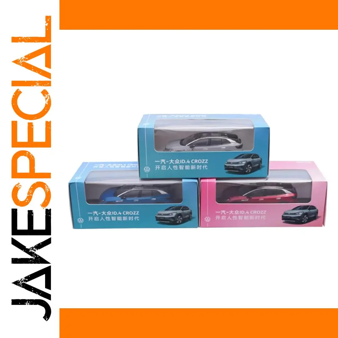VW ID4 CROZZ SUV Diecast Model 1:43 Scale in Black or Silver 1 VW ID4 CROZZ SUV Diecast Model 1:43 Scale in Black or Silver
