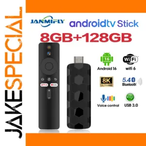 Janmifly R3+ Android TV Stick with 8K Support
