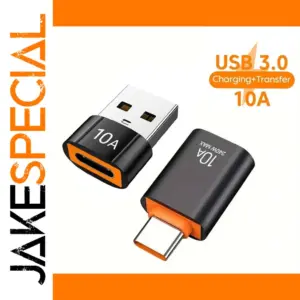 USB-C to USB-A OTG Adapter for Smartphones and Laptops