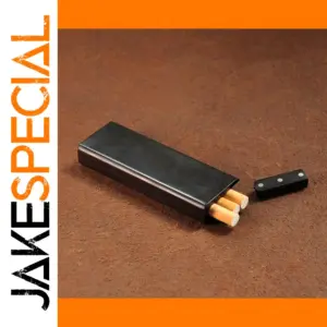 Purpleheart Cigarette Case with Sliding Caps